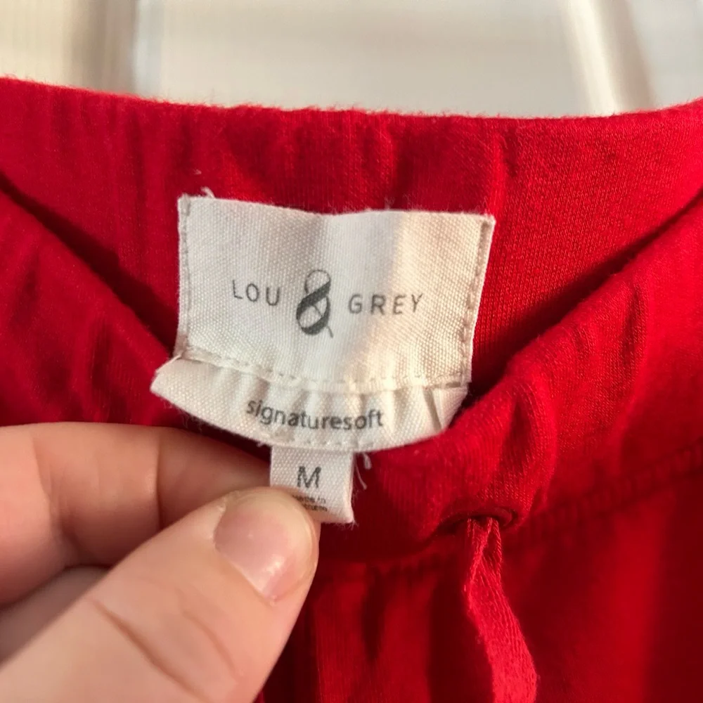 Red Drawstring Pants - Picture 3 of 3